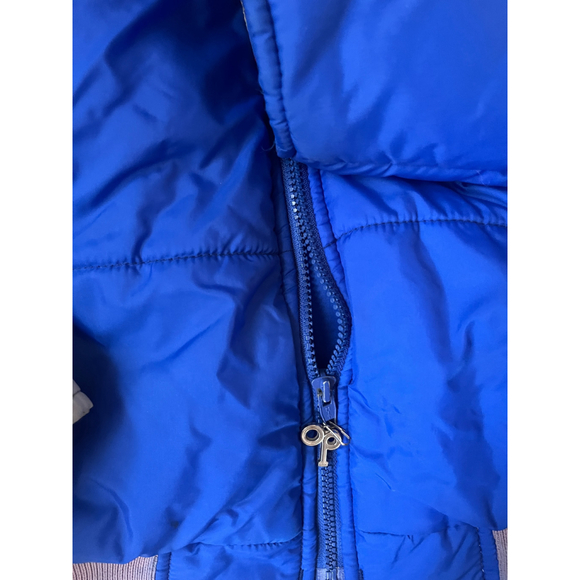 Women's Ocean Pacific Blue Gray Puffer Vest XL - Picture 3 of 10